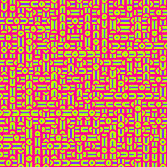 Obraz premium Abstract Geometric Pattern generative computational art illustration