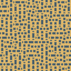 Abstract Geometric Pattern generative computational art illustration