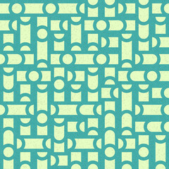 Abstract Geometric Pattern generative computational art illustration