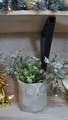 Vase of flowers, design item for home decoration