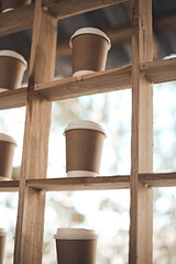 Obraz premium hot coffee cup