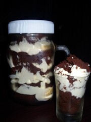 Choco  Cake in a Jar