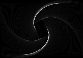 テクノロジーと空間背景素材