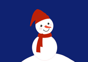 Snowman - illustration