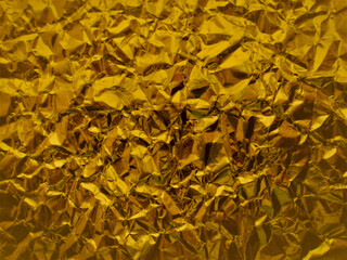 Foil gold textured, rich gold color.