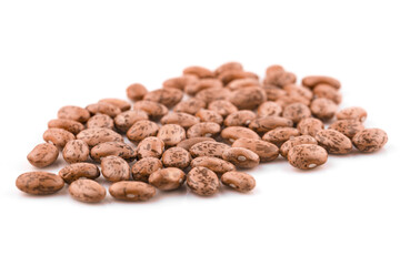 pinto beans isolated on white background