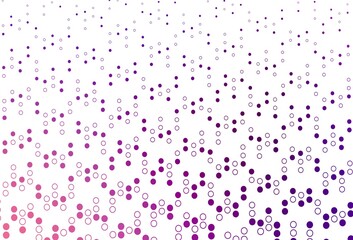 Light Purple vector backdrop with dots.