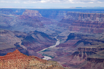 The Colorado river and the Red Canyon
