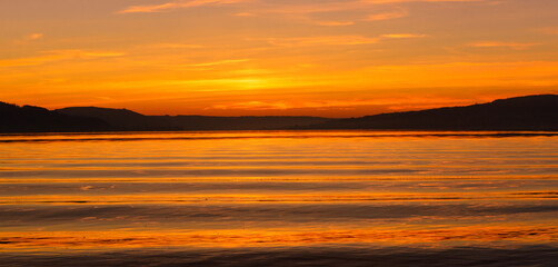 Sonnenuntergang am Bodensee (Insel Reichenau)