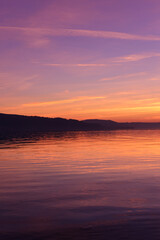 Sonnenuntergang am Bodensee (Insel Reichenau)