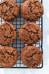 Double chocolate chip cookies