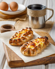 Finnish Traditional Pasties Or Pirogs - Karelian Pasties, Karelian Pies Or Karelian Pirogs From Region Of Karelia.