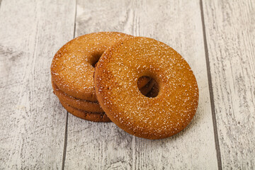 Sweet and crispy ginger cookies