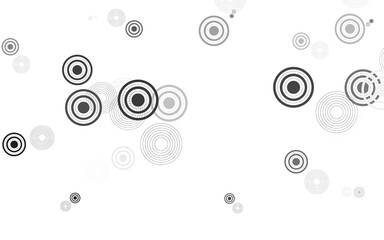 Light Gray vector pattern with spheres.