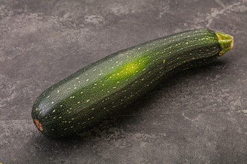 Tasty young organic natural zucchini