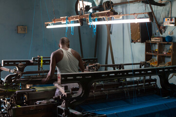 Textile Production in Tamil Nadu, India