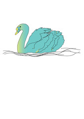 SWAN,bird, duck, animal, white, illustration, swan, nature, goose, cartoon, water, feathers, beak, isolated, birds, wildlife, silhouette, blue, feather, wing, green, cute