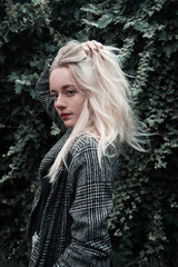 Fototapeta premium portrait of a young blond woman