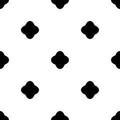 Abstract seamless pattern ol rounded shapes