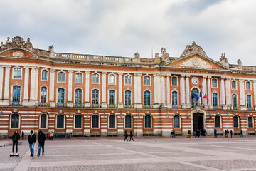 Fototapeta na wymiar Capitolium on Place du Capitole, Toulouse, France.