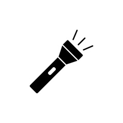 flashlight icon element of camping icon for mobile concept and web apps. Thin line flashlight icon can be used for web and mobile. Premium icon on white background
