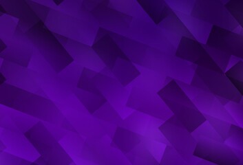 Dark Purple, Pink vector backdrop with rhombus.