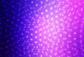 Light Purple, Pink vector background with bubbles.