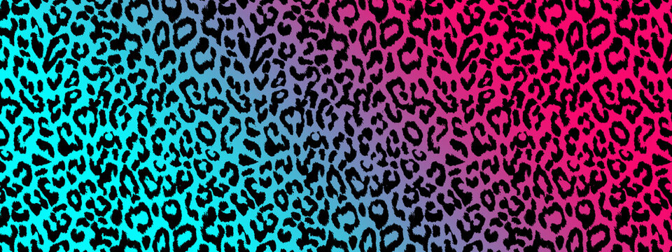 Abstract background illustration of black, pink and purple animal print 