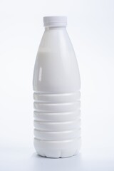 Milk bottle food isolated container. Lactose dairy.