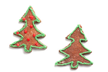 christmas tree cookie