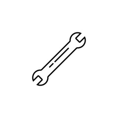 wrench icon element of plumbing icon for mobile concept and web apps. Thin line wrench icon can be used for web and mobile. Premium icon on white background