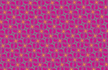 seamless pattern with flowers
