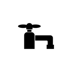 water tap icon element of plumbing icon for mobile concept and web apps. Thin line water tap icon can be used for web and mobile. Premium icon on white background