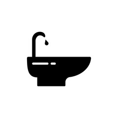 bidet icon element of plumbing icon for mobile concept and web apps. Thin line bidet icon can be used for web and mobile. Premium icon on white background