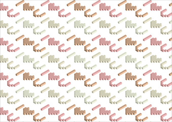 Romantic Valentine's Day vector seamless pattern 