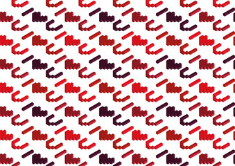 Romantic Valentine's Day vector seamless pattern 