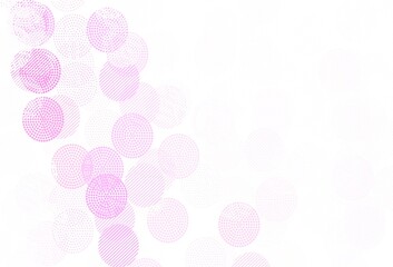 Light Purple, Pink vector texture with disks.