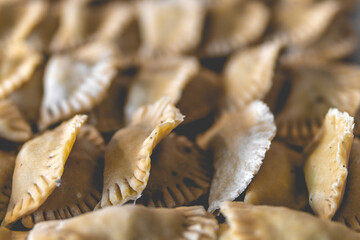Handmade Rustical Ravioli or tortellini