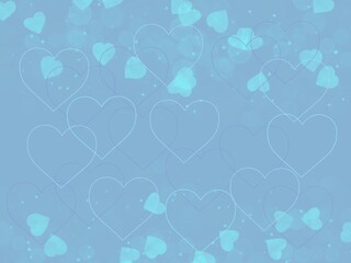 pattern. Valentine's day. Digital illustration