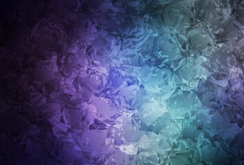 Dark Pink, Blue vector natural pattern with roses, flowers.