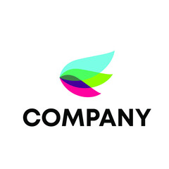 wings luxury logo design