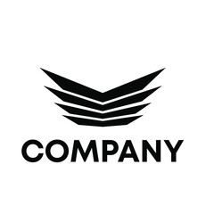 wings luxury logo design