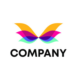 wings luxury logo design