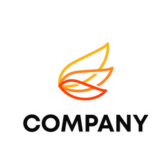 wings luxury logo design