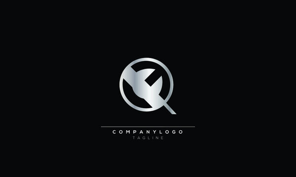 mcq Abstract initial monogram letter alphabet logo design