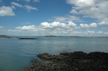 View from Rangitoto island New Zealand
