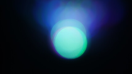 Light Bokeh Trail Abstract Texture, Long Exposure Art Background for Futuristic, Fancy Concept Design with Copy Space. Motion Blurred, Defocused Photo Overlay for Screen Mode Using.