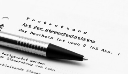 Steuerfestsetzung