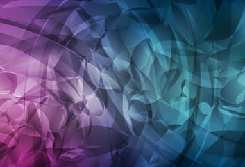 Obraz premium Light Blue, Red vector pattern with random forms.
