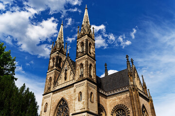 Fototapeta na wymiar Church with blue sky